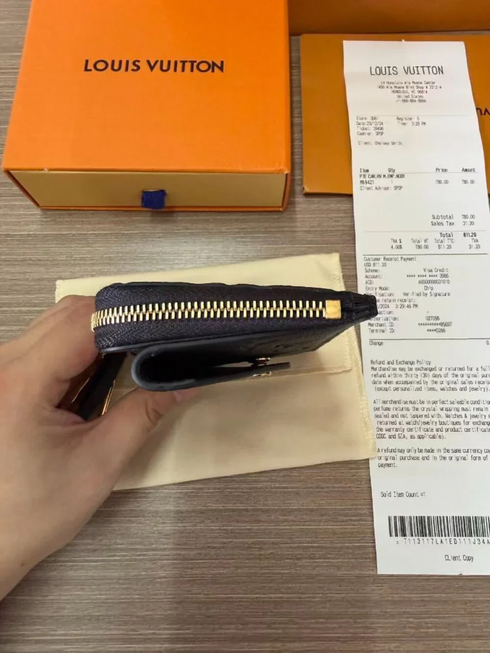 Louis Vuitton Card Holder Recto Verso